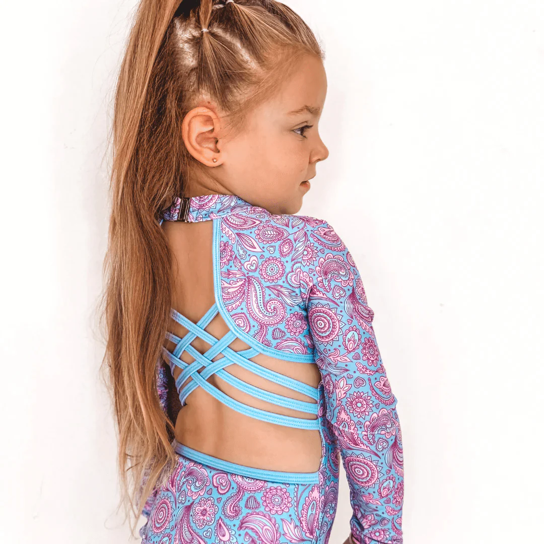 Fernleigh Ave Ava Open Back Girls Swimwear - Image 3