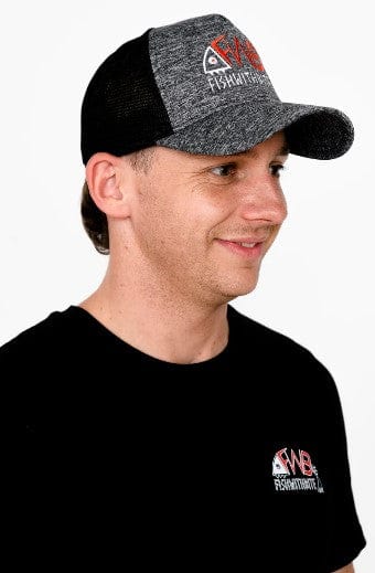 'FWB Logo' Cap with Mesh Back | Dark Grey Melange - Image 3