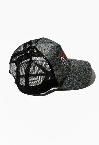 'FWB Logo' Cap with Mesh Back | Dark Grey Melange - Image 4
