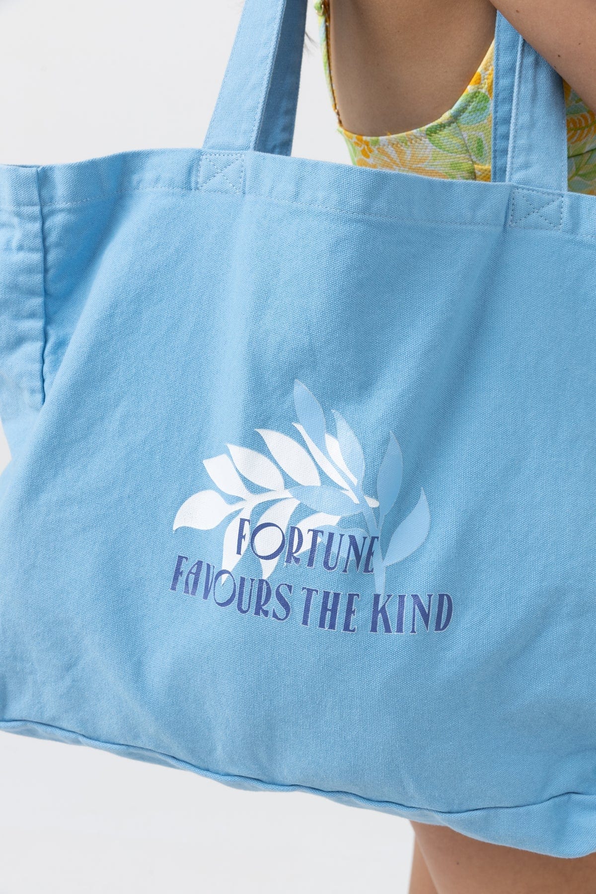 Rhythm Fortune Tote Bag - Blue - Image 3