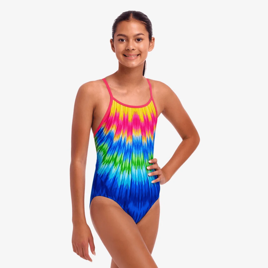 Funkita Girl's Diamond Back One Piece - Fly Time