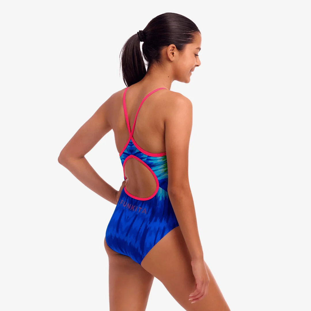 Funkita Girl's Diamond Back One Piece - Fly Time - Image 2