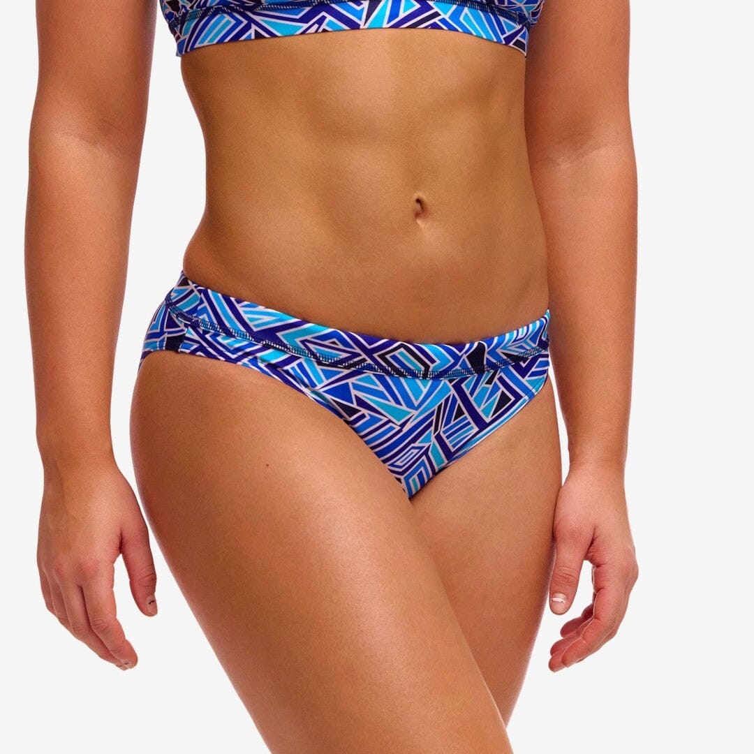 Funkita Ladies Sports Brief - Blue Bits