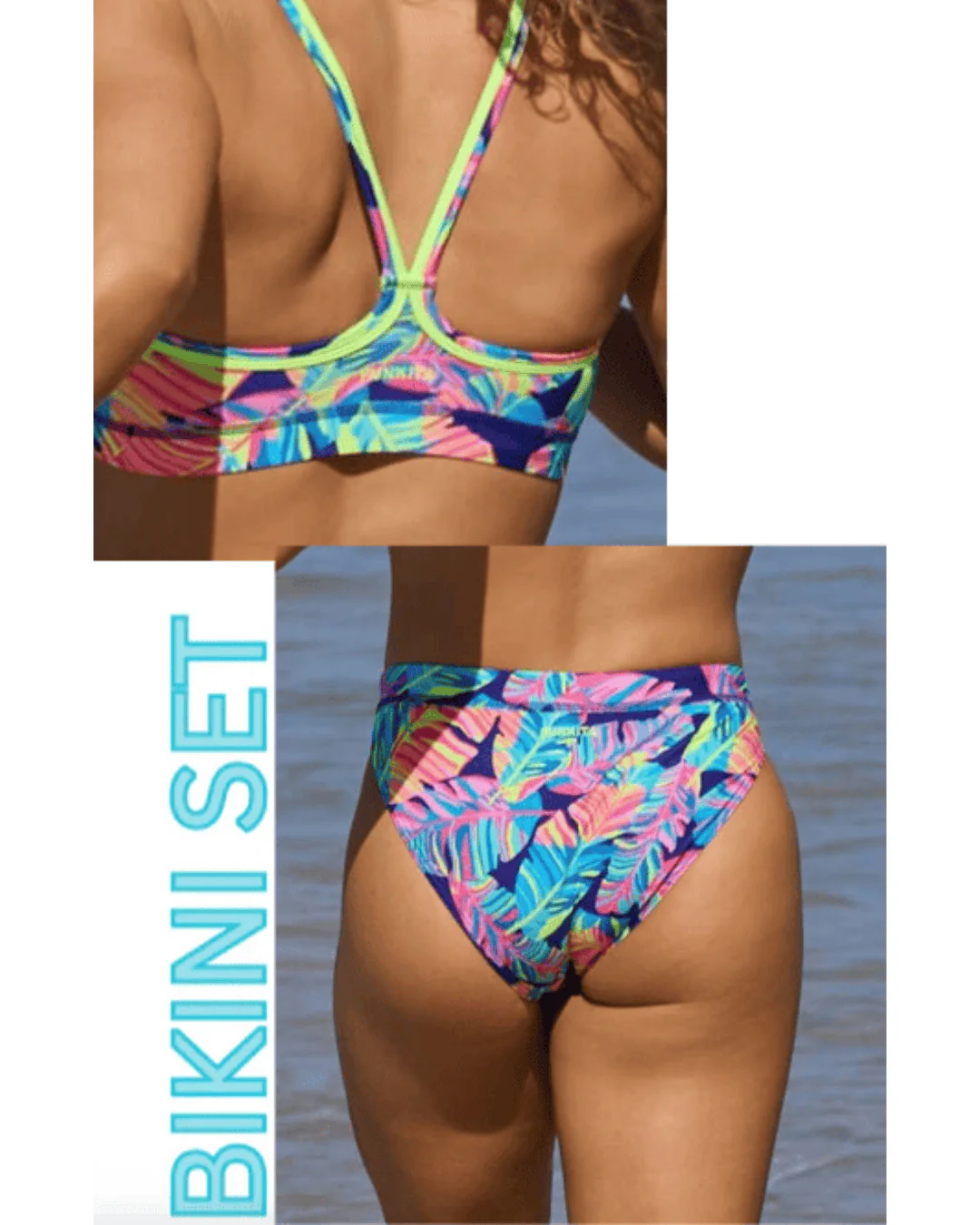 Funkita Ladies Sports Top and Brief - Leaving Today - Image 2
