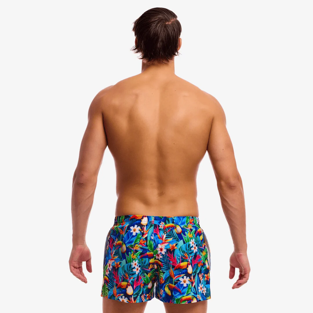 Funky Trunks Men's Shorty Shorts Short - Birdie Wordie - Image 2