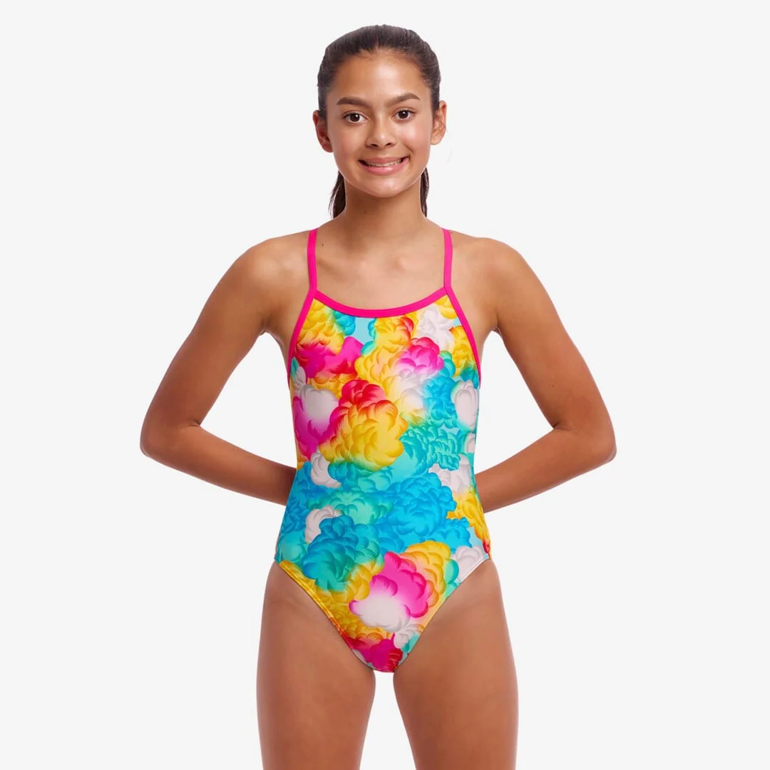 Funkita Girl's Single Strap One Piece - Cloudy Colours