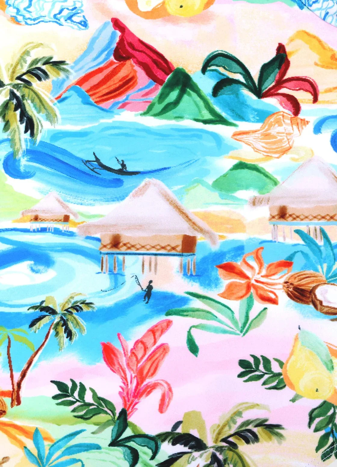 Girls South Pacific Frill Bikini - South Pacific - Image 4