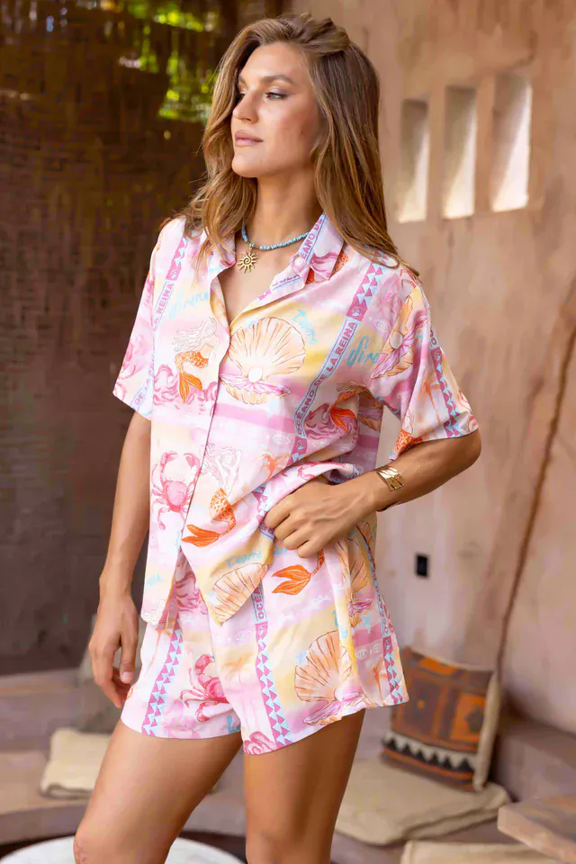 Go Girl Yacht Shirt - Mermaid Bay Pink - Image 2