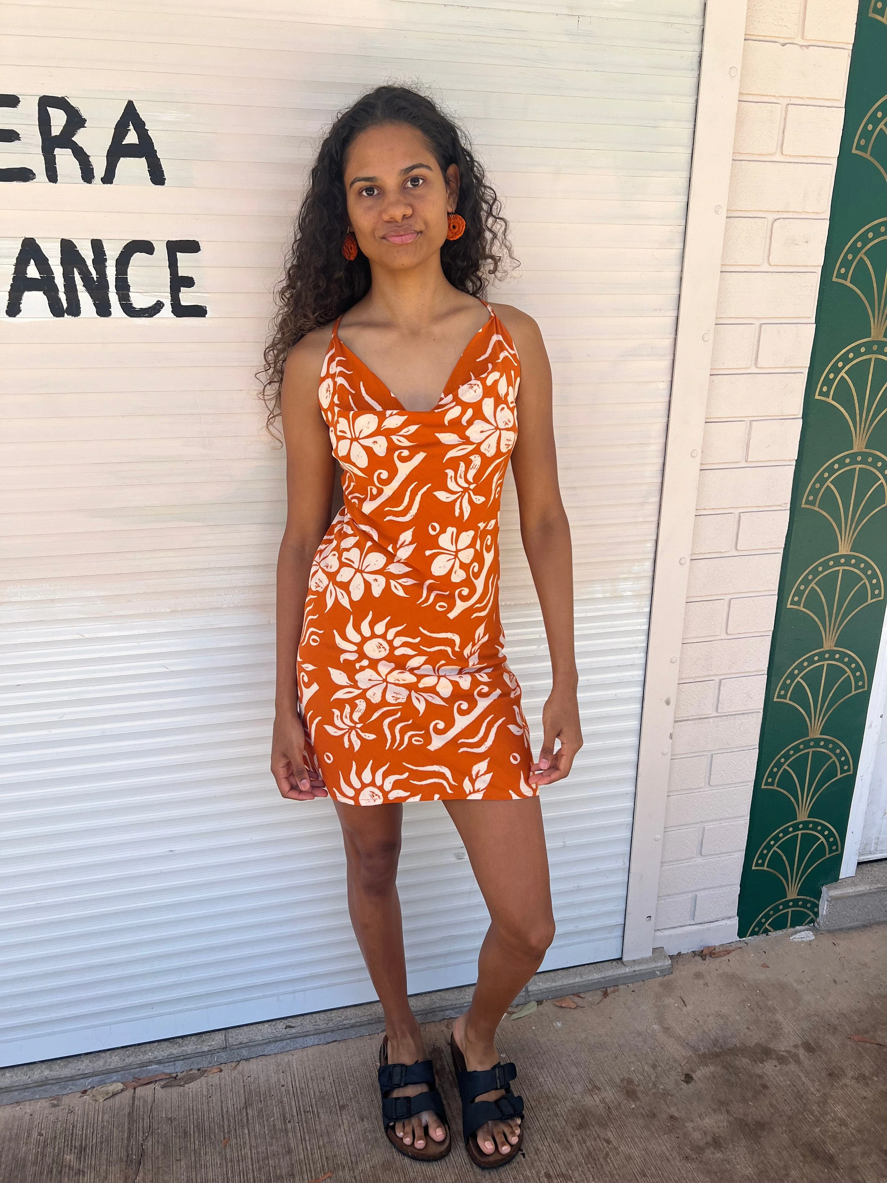 Hawaii Agna Dress - Orange - Image 15