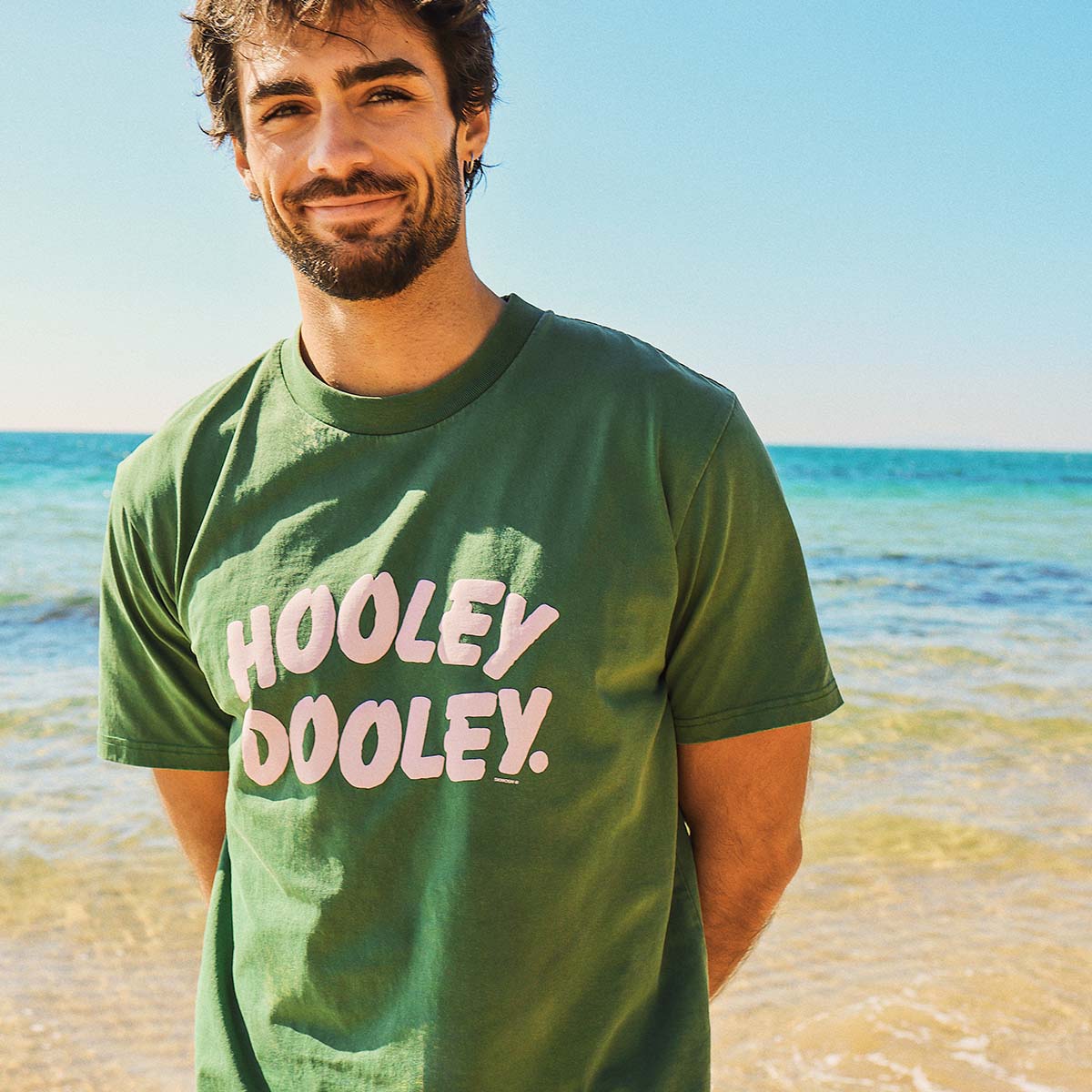 Hooley Dooley Mens Regular Tee - Green - Image 3