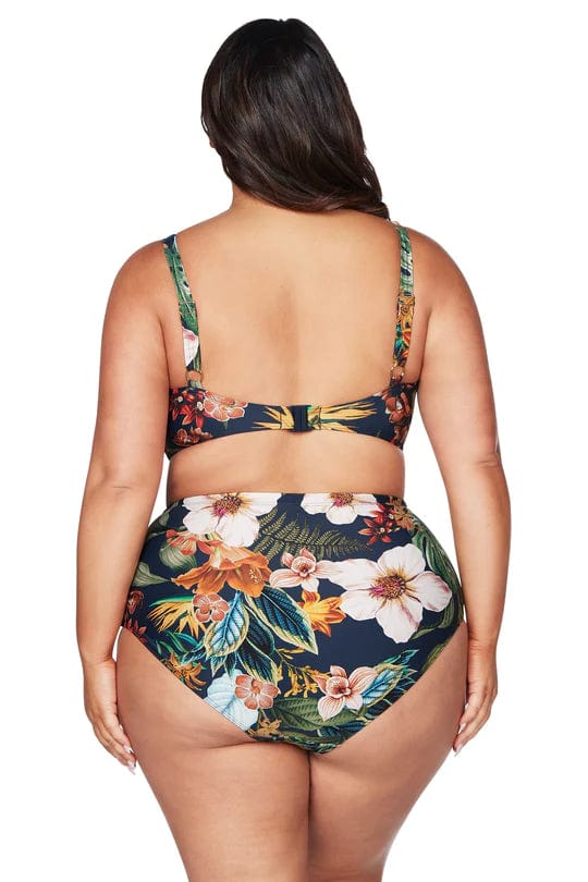 Into The Saltu Botticelli High Waist Swim Pant - Navy - Image 4