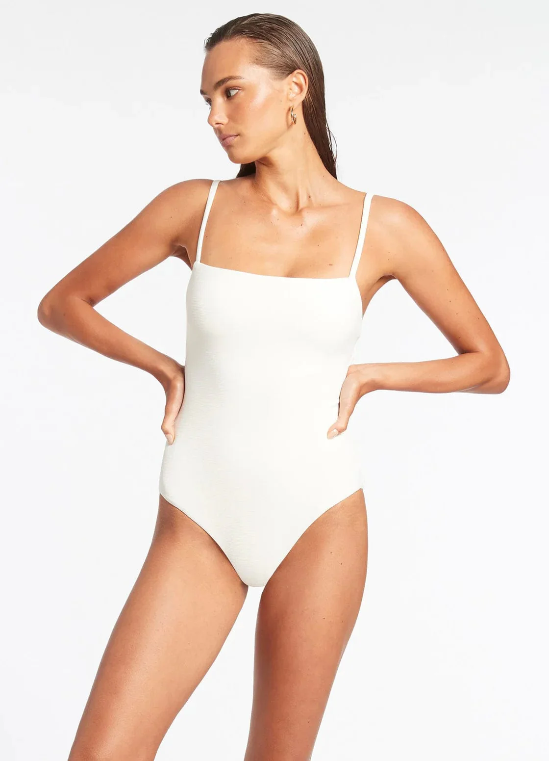 Jets Isla Rib Minimal Tank One Piece