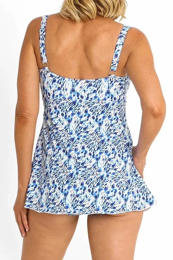 Jantzen Symbio Slimline Swim Dress - Navy - Image 4