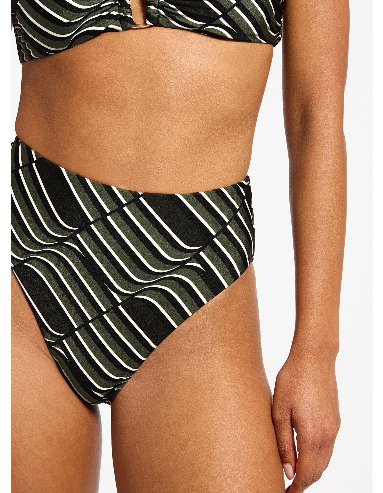 Jets Mirage High Waist High Leg Pant - Cacti - Image 3