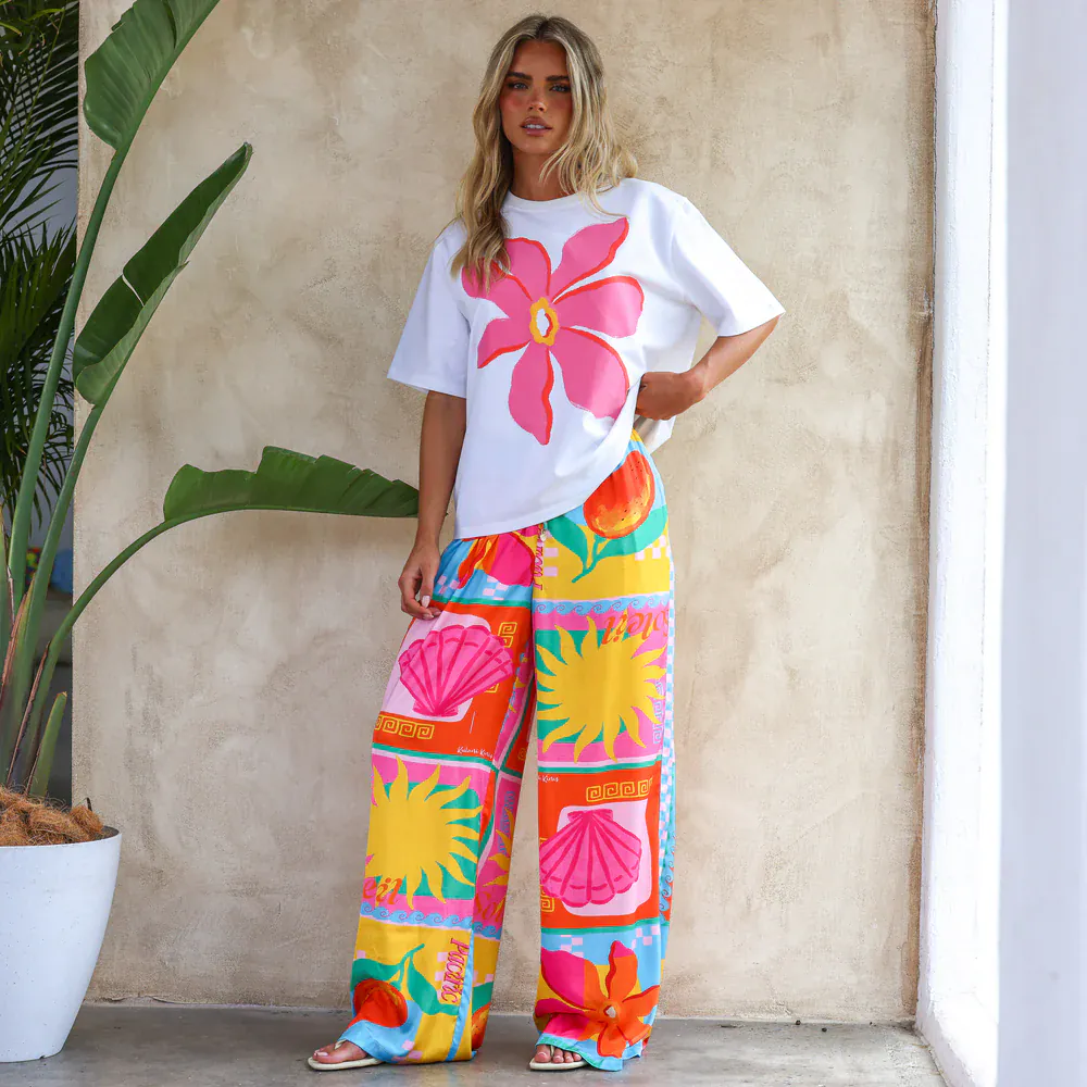 Kulani Kinis Boyfriend Tee - Paradise Punch - Image 5