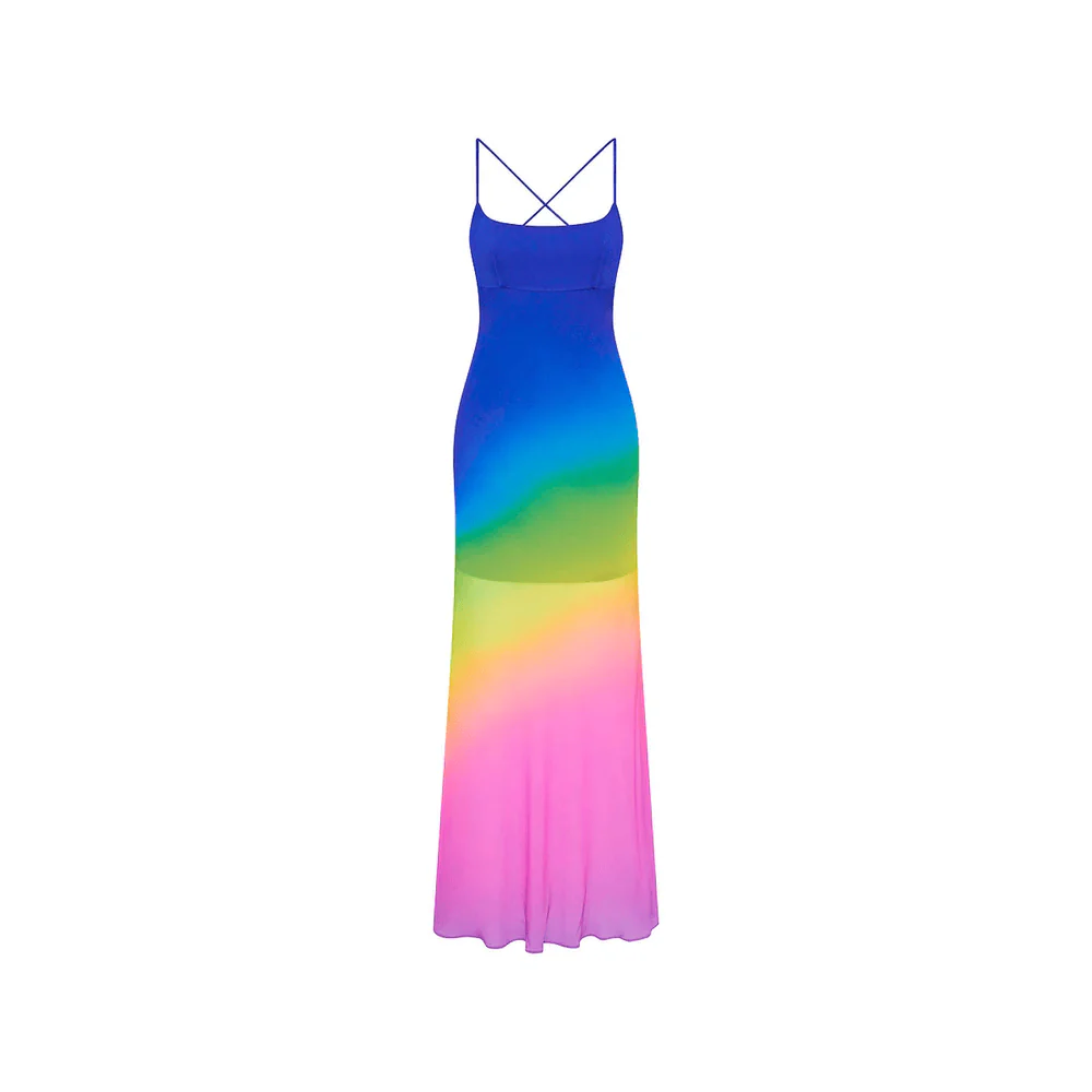 Kulani Kinis Chiffon Maxi Dress - Moon Washed - Image 4