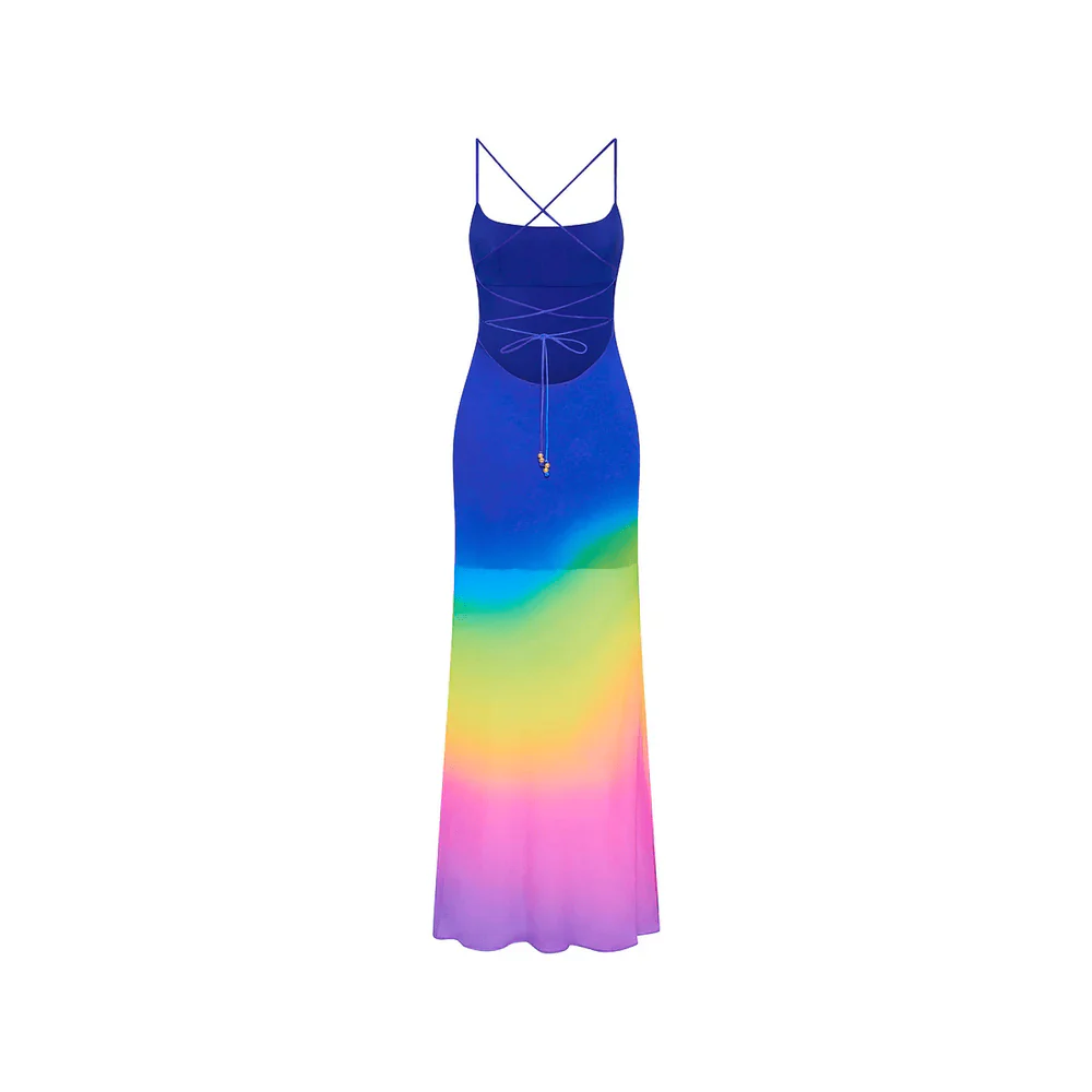 Kulani Kinis Chiffon Maxi Dress - Moon Washed - Image 5