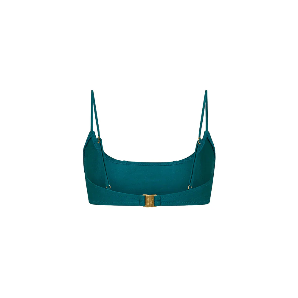 Kulani Kinis Contour Slim Crop Bikini Top - Laguna Haze - Image 5