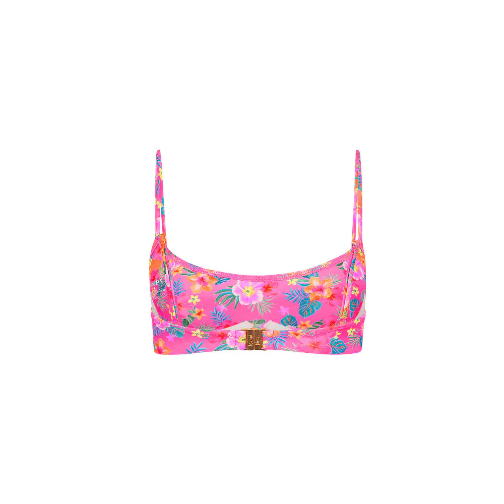 Kulani Kinis Invisible Underwire Crop Bikini Top - Summer Glow - Image 5