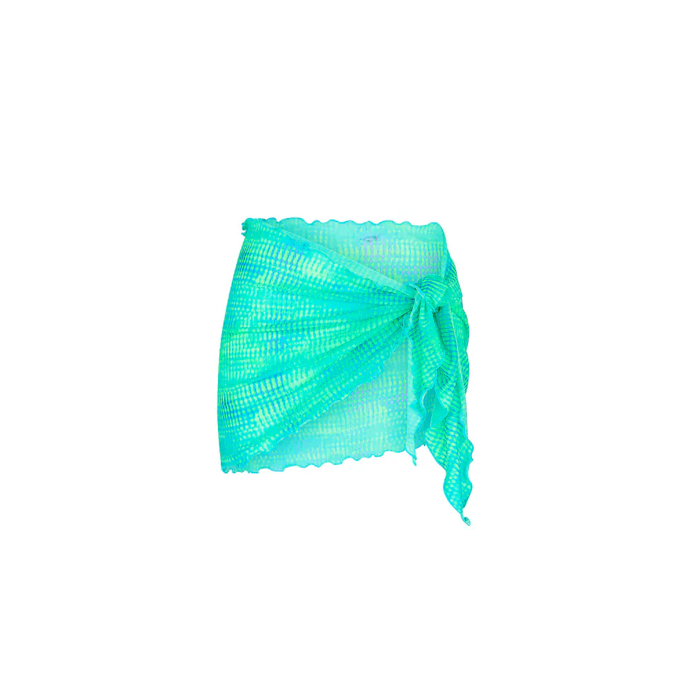 Kulani Kinis Mini Mesh Sarong - Summer Seas - Image 3