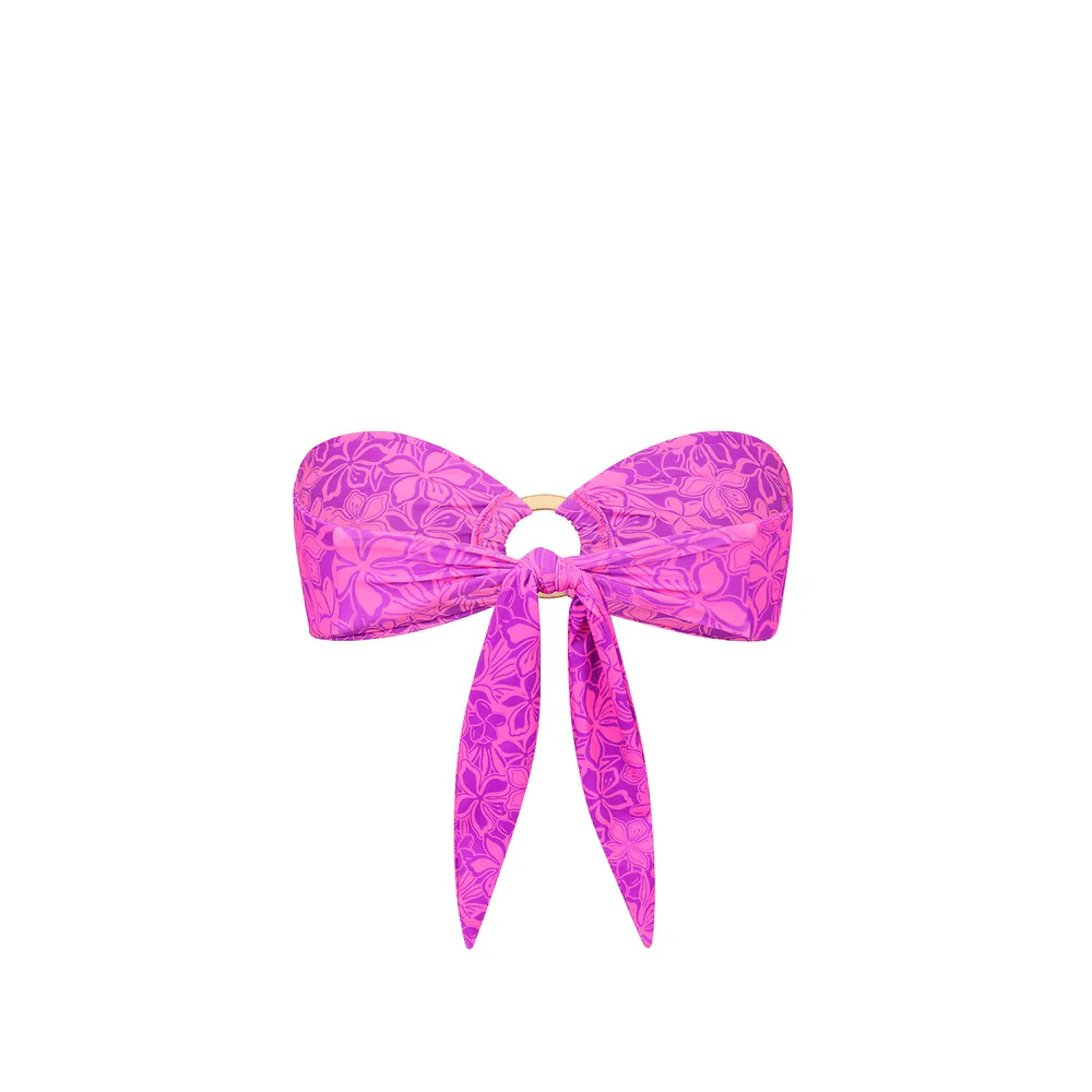 Kulani Kinis Strapless Bandeau Bikini Top - Bubble Berry - Image 5