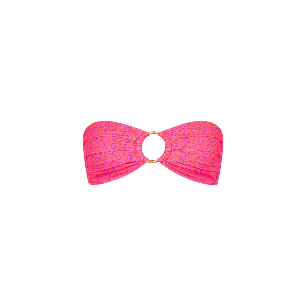Kulani Kinis Strapless Bandeau Bikini Top - Kiss Me - Image 4
