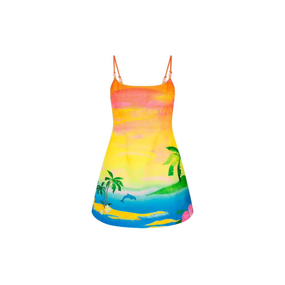 Kulani Kinis Bahama Breeze Summer Mini Dress - Image 3