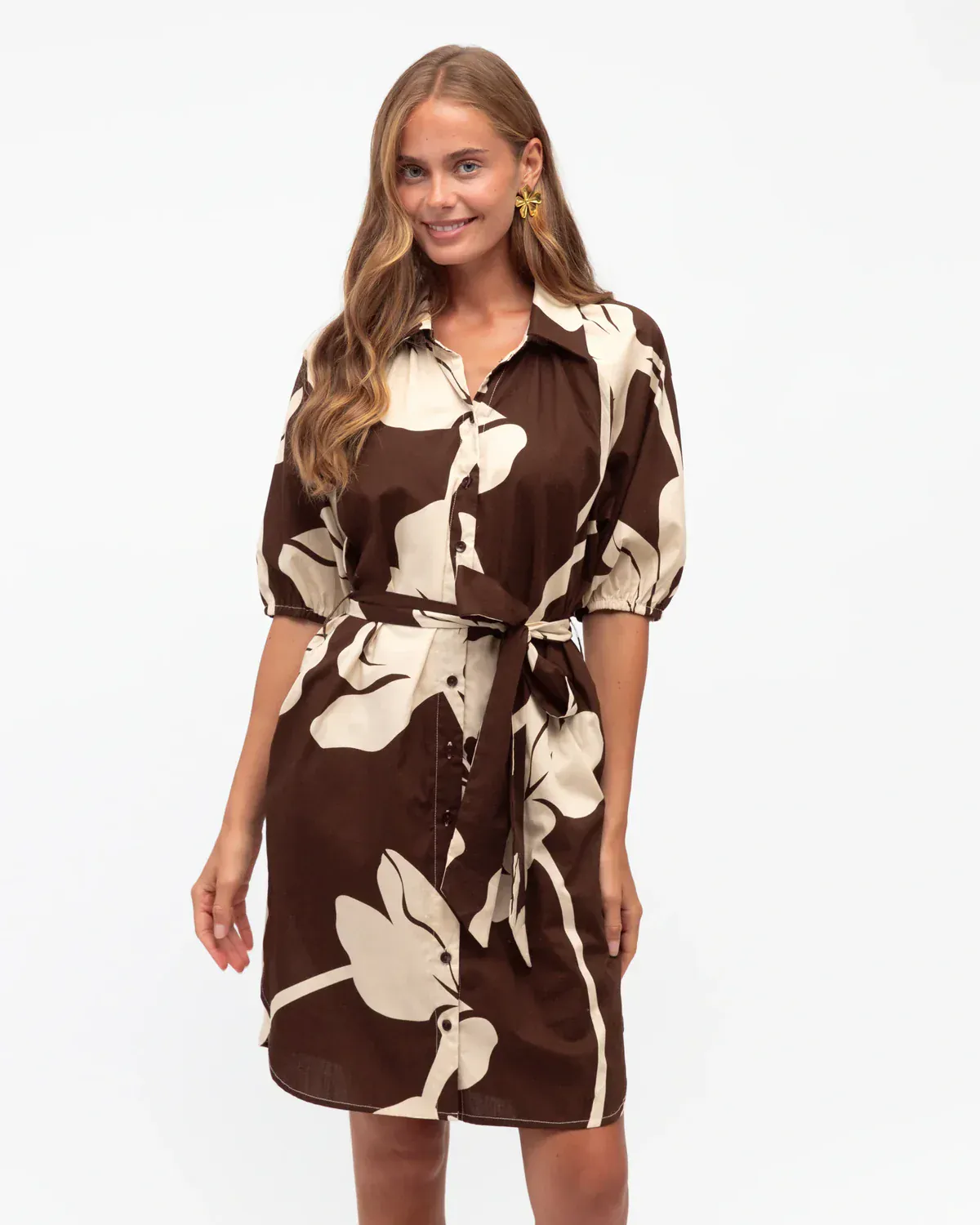 Label Of Love Chocolate Bloom Short Dress - Image 2