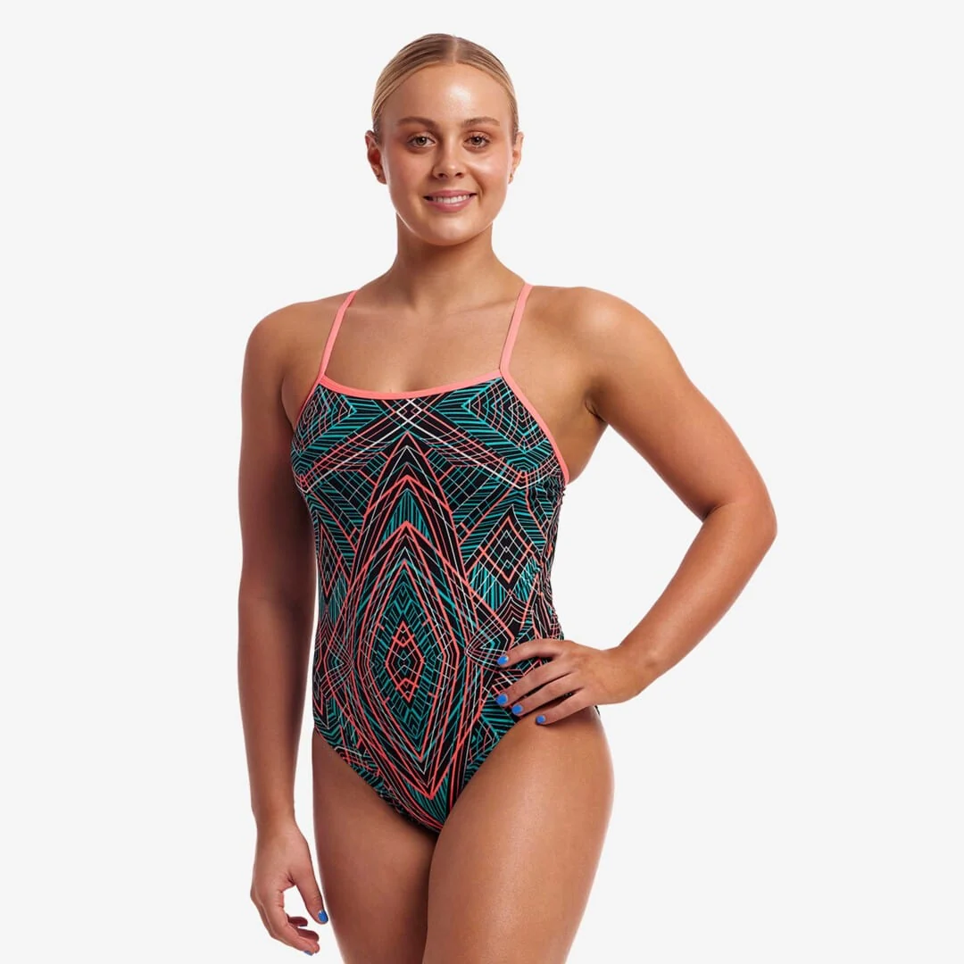 Funkita Ladies Swim Secure One Piece - Spiro Mint - Image 3