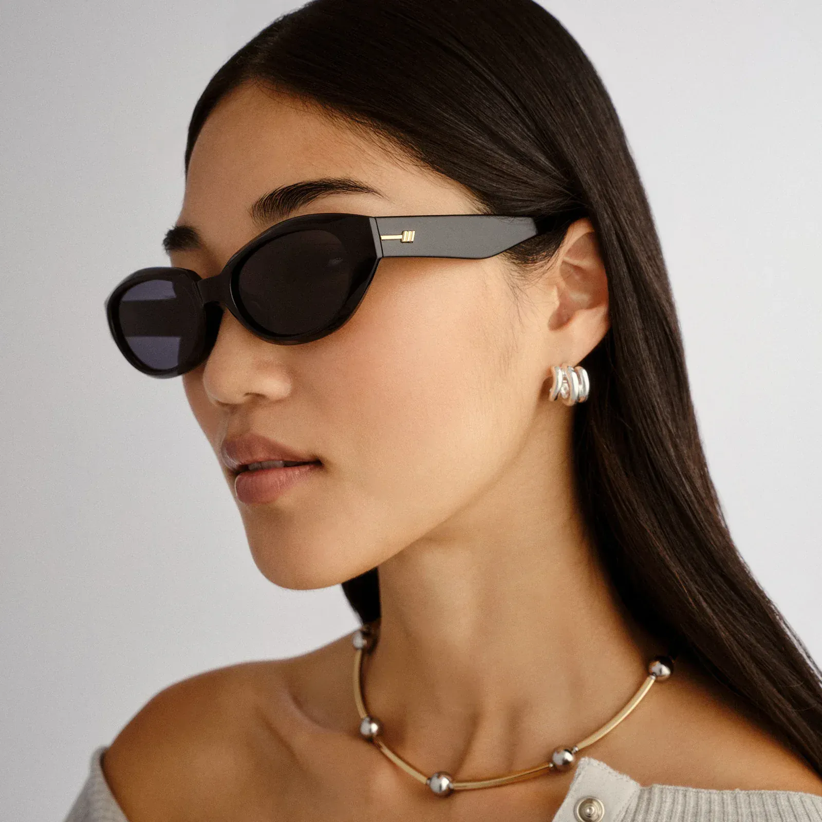Le Specs Le Bijou - Black - Image 8