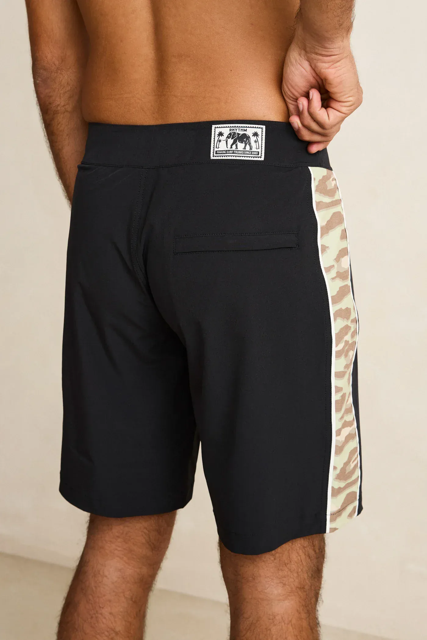 Rhythm Leo Camo Trunk - Black - Image 3