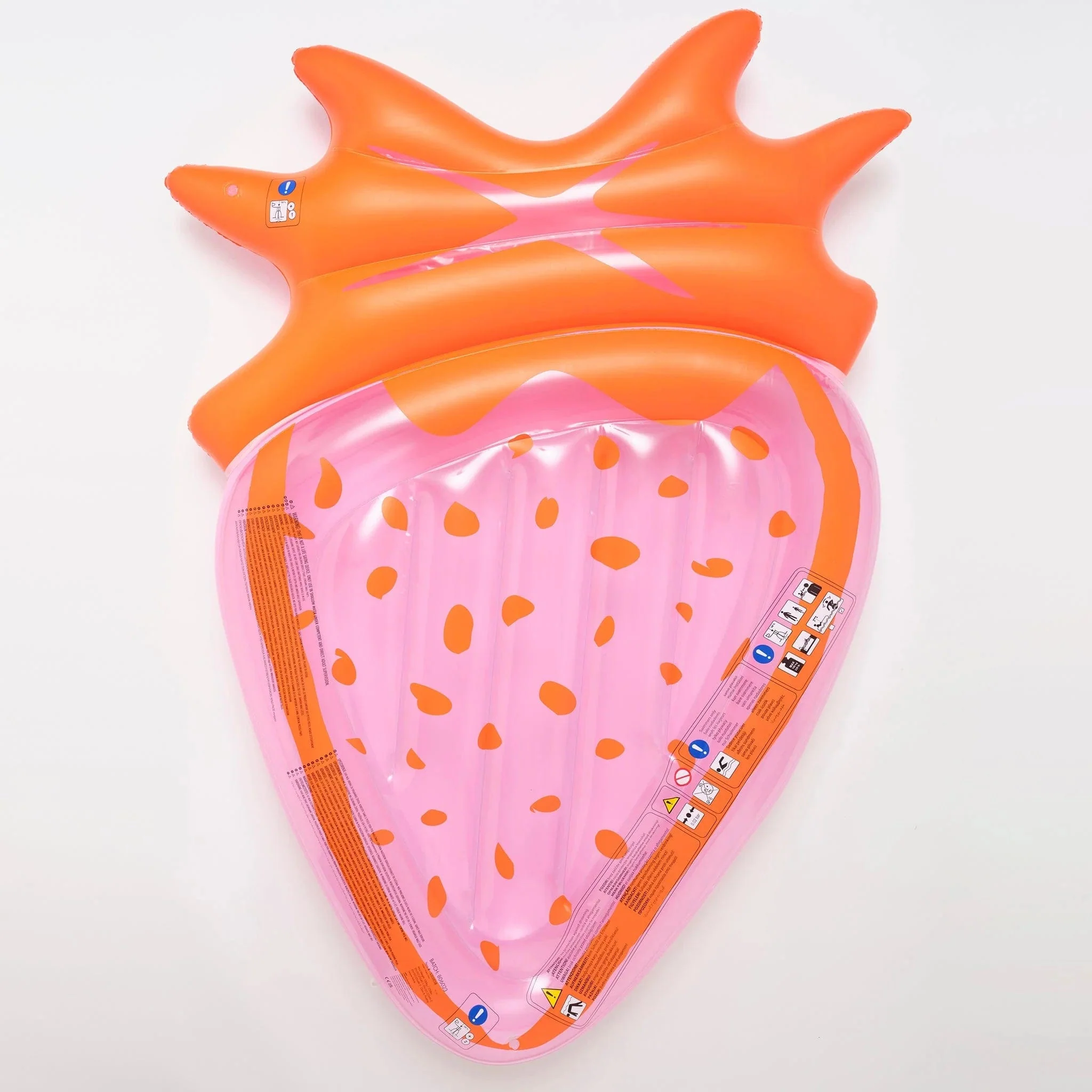 Luxe Lie-On Float Strawberry - Pink Berry - Image 6