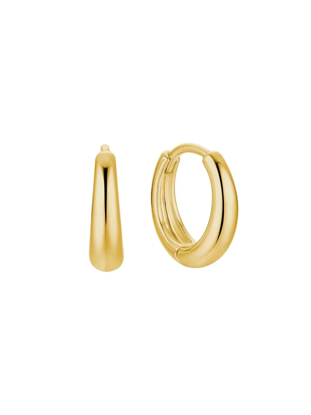 Malakai Island Glow Small Hoops - 18K Gold