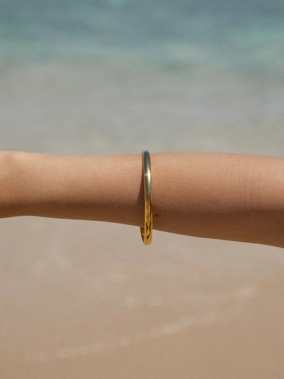 Malakai Solei Bangle - 18K Gold