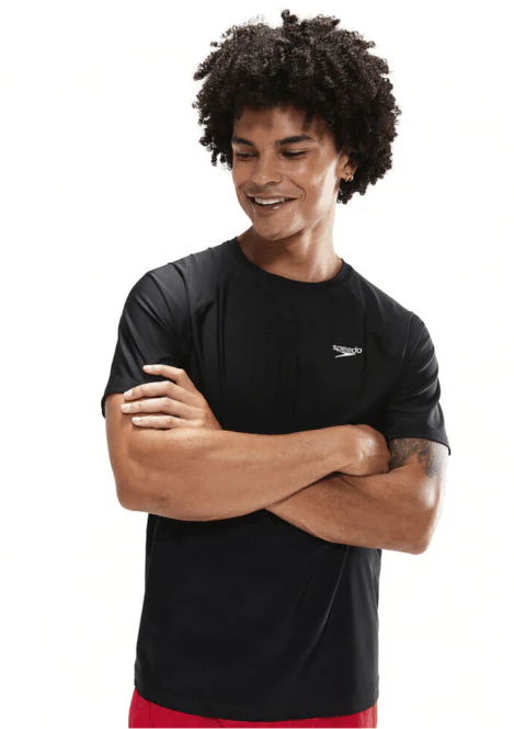 Speedo Mens Essential Short Sleeve Swim Tee - Image 3