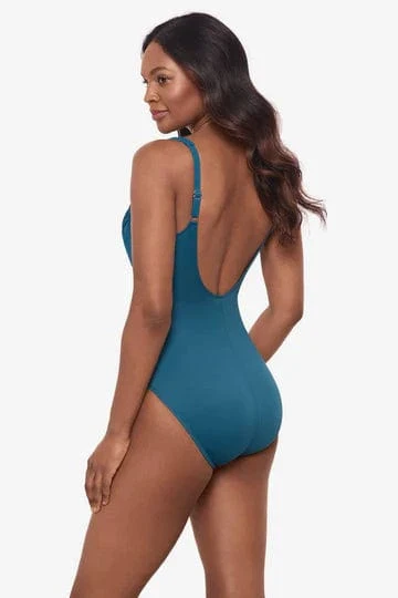 Miracle Suit Must Haves Sanibel Underwire Shaping Swimsuit - Aegean - Image 3