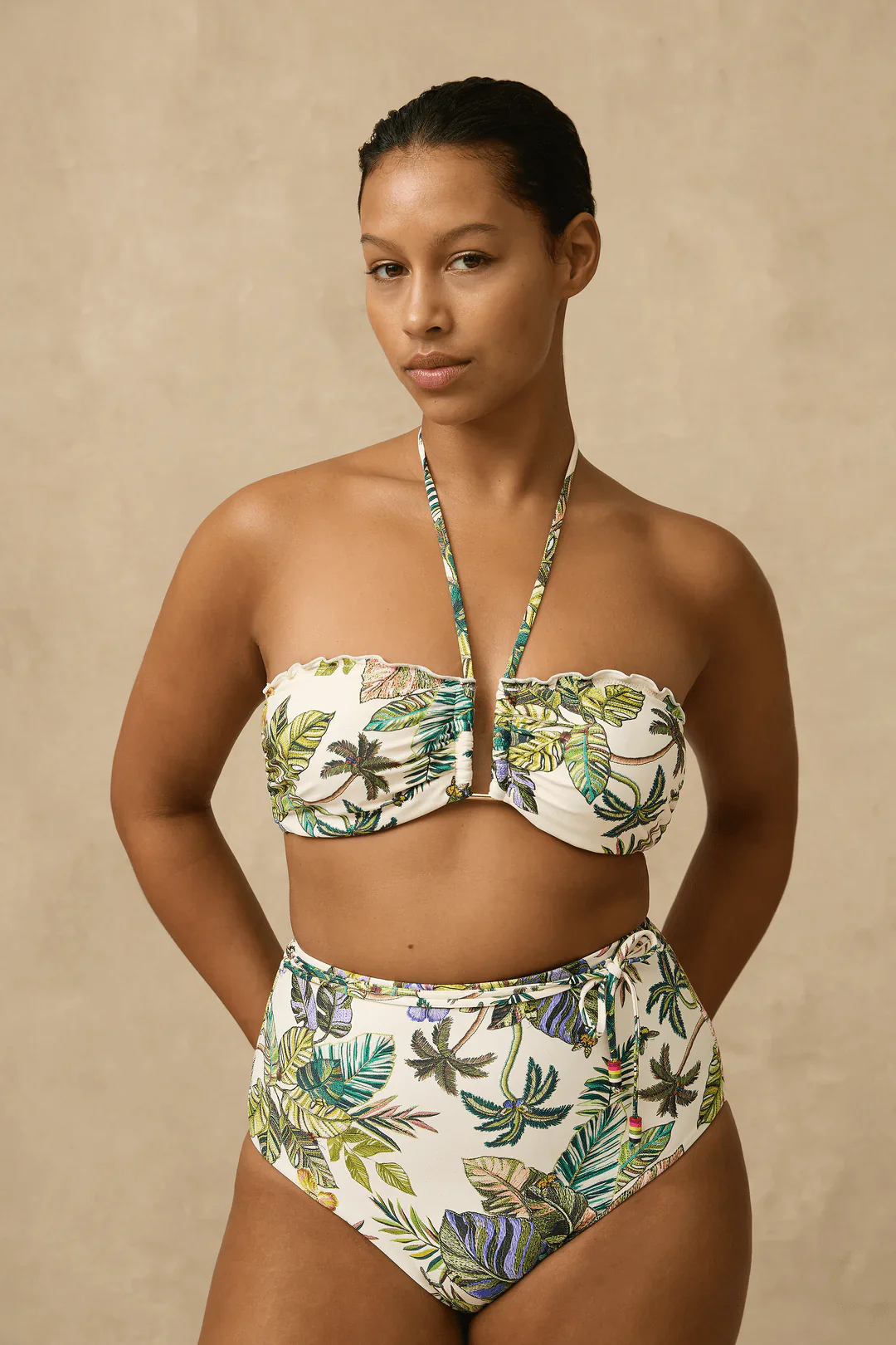 Monte & Lou Catalina DD/E Coral Edge Bandeau