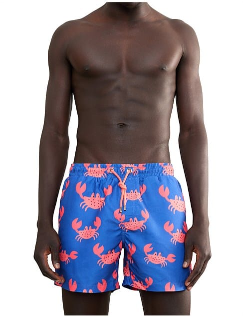 Mr Pinchy Mens Swim Shorts - Blue