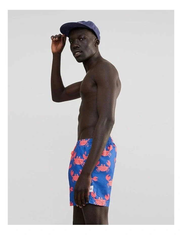 Mr Pinchy Mens Swim Shorts - Blue - Image 2