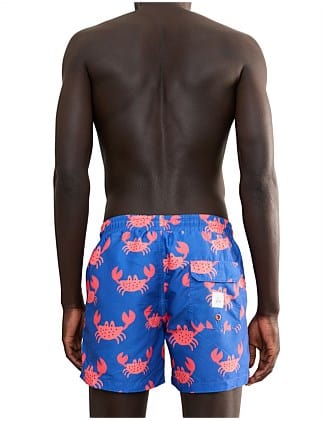 Mr Pinchy Mens Swim Shorts - Blue - Image 3