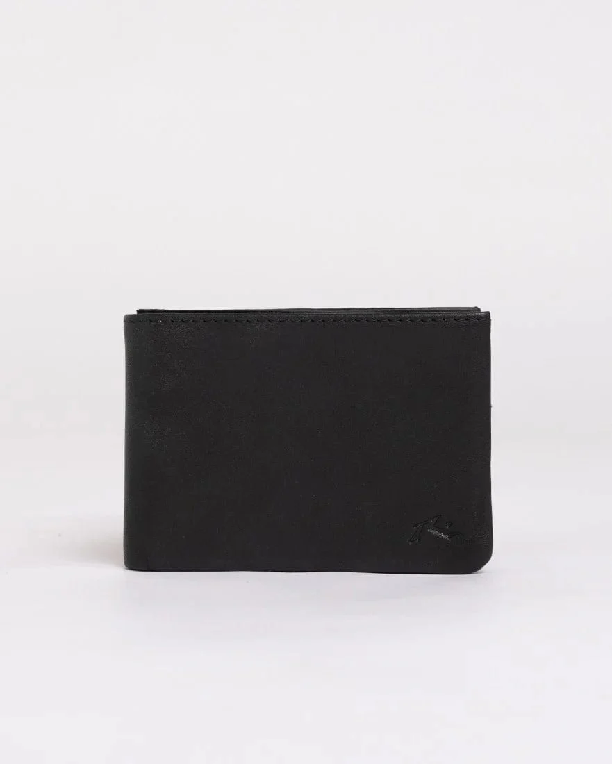 Now Or Never Leather Wallet - Black