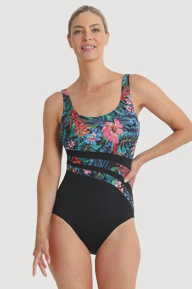 Oasis DD/E Wave Spliced One Piece - Black