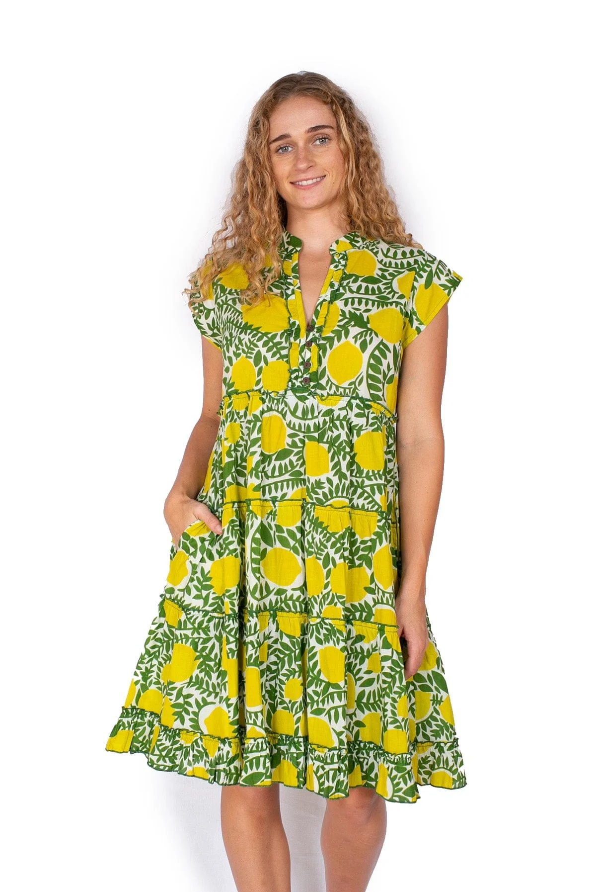 OM Design Amore Dress - Zesty Lemons*