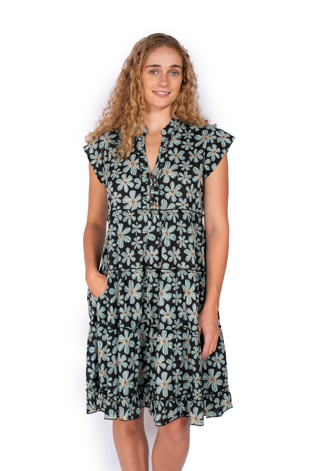 OM Design Amore Dress - Daisy Black*