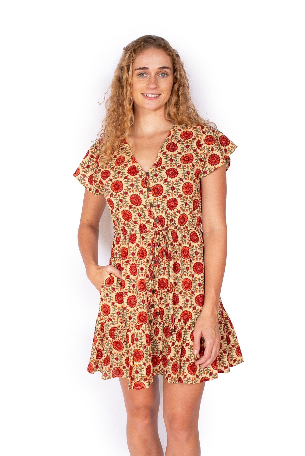 Om Design New Laure Dress - Rustic Vibes