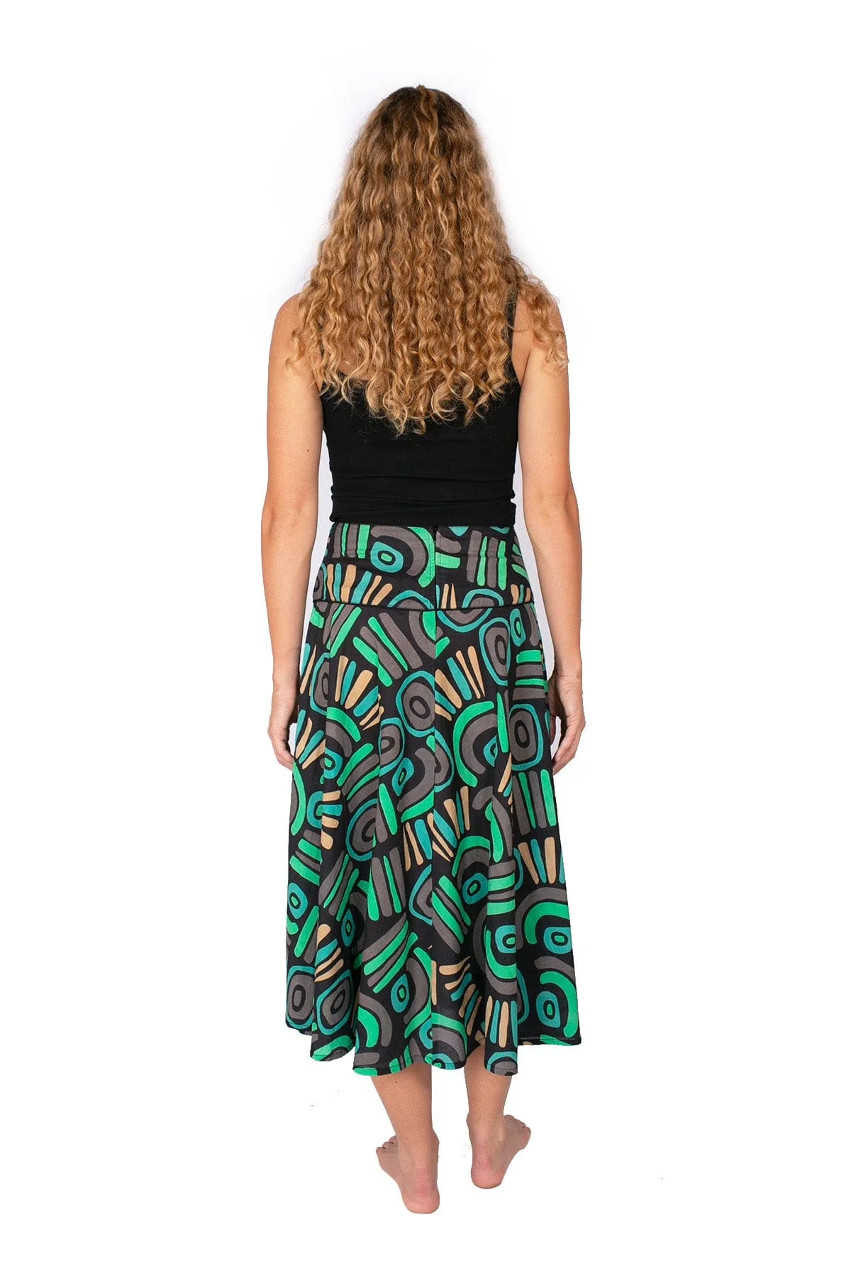 OM Design Shalu Skirt - Abstract Black* - Image 2