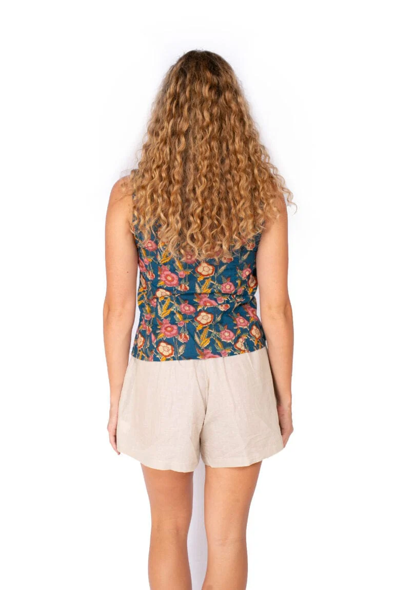 OM Design Zoe Top - Spring Flowers* - Image 2