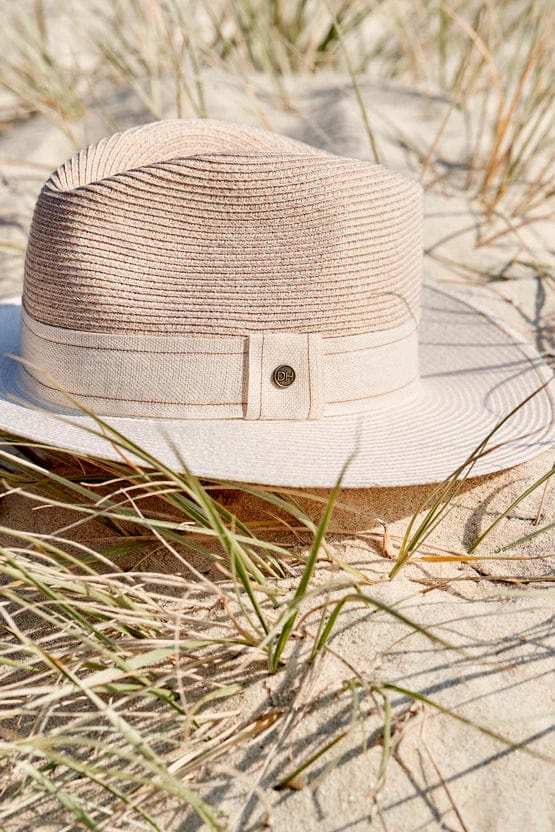 Canopy Bay Peta Fedora - Mix Camel/Ivory - Image 2
