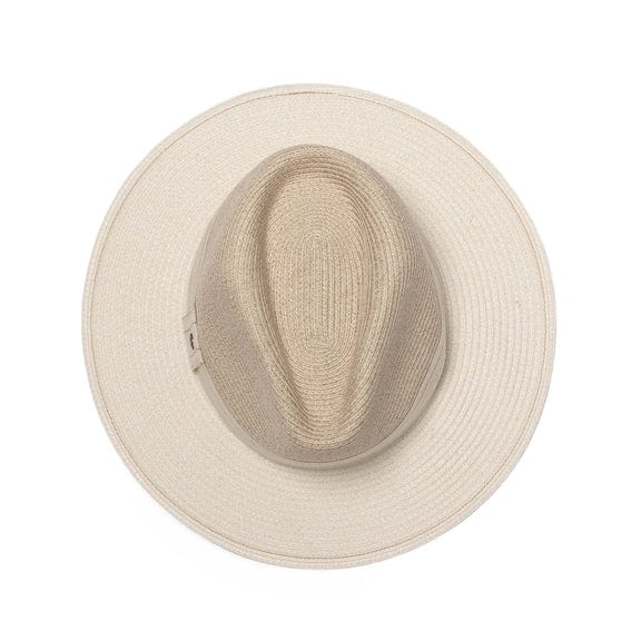 Canopy Bay Peta Fedora - Mix Camel/Ivory - Image 5
