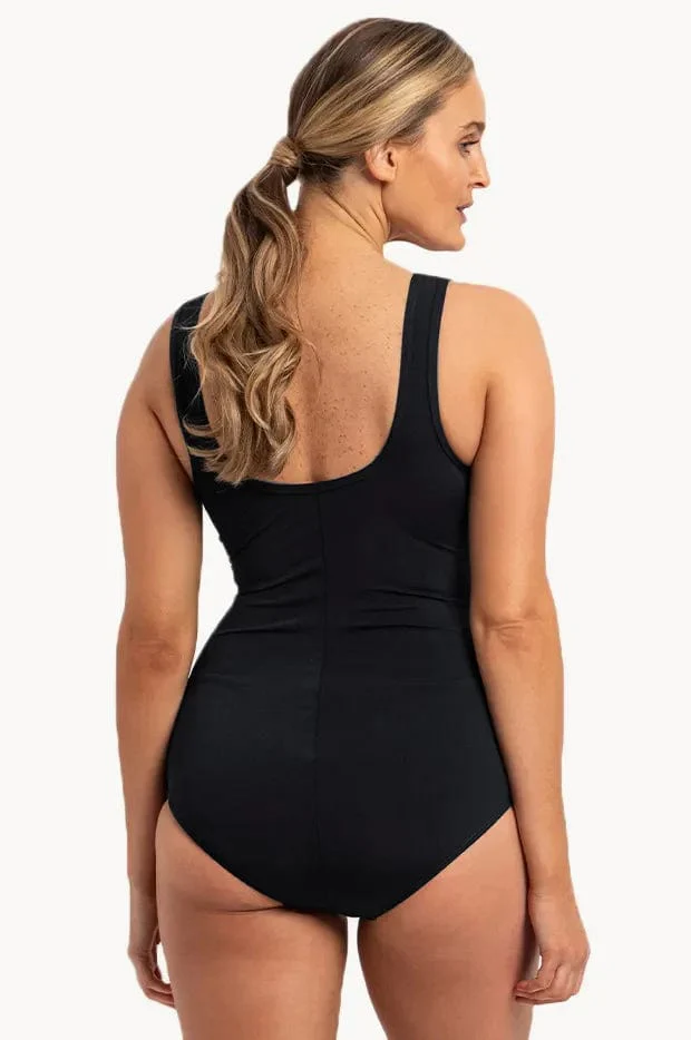 Vogue Fan Splice Tank 1 Pce -Black - Image 2